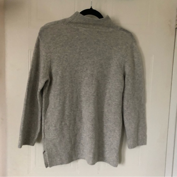 MAX STUDIO Wool Grey Turtleneck Sweater - Picture 4 of 8